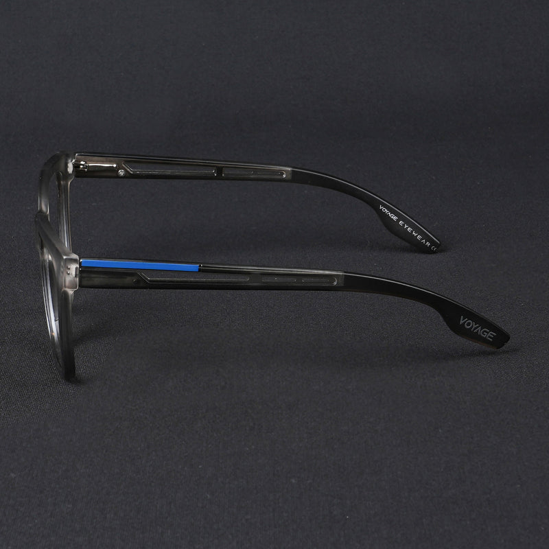Voyage Lumina Grey Wayfarer Eyeglasses for Men & Women (81202MG5392-C2)