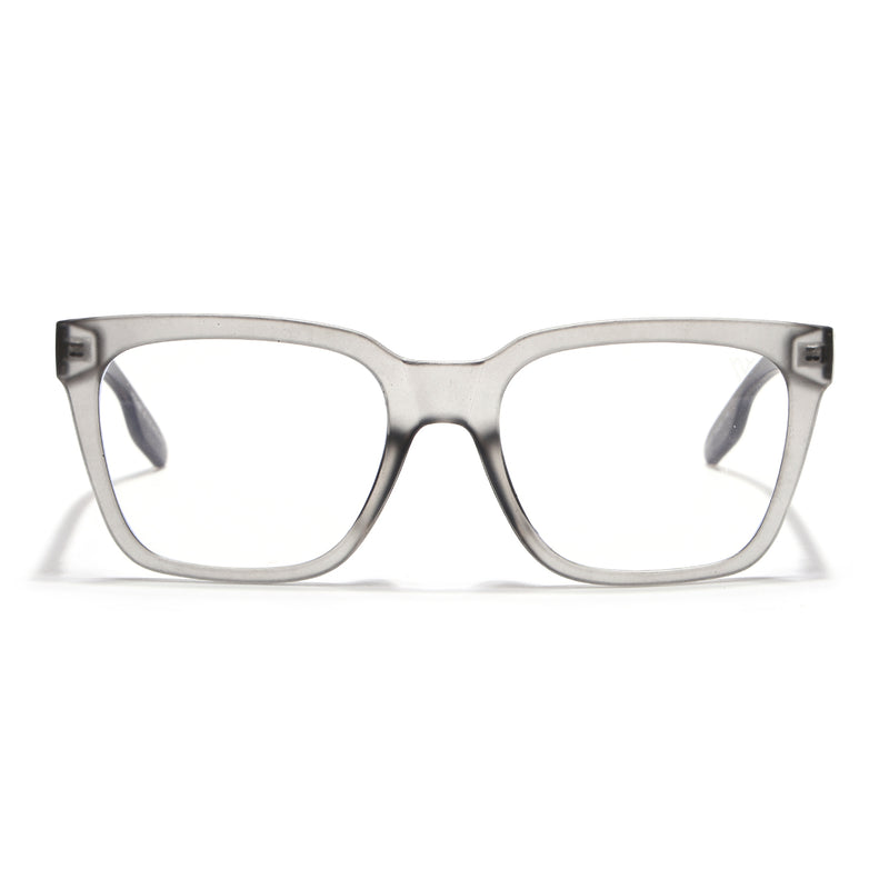 Voyage Lumina Grey Wayfarer Eyeglasses for Men & Women (81202MG5392-C2)