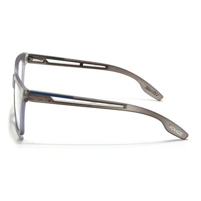 Voyage Lumina Grey Wayfarer Eyeglasses for Men & Women (81202MG5392-C2)