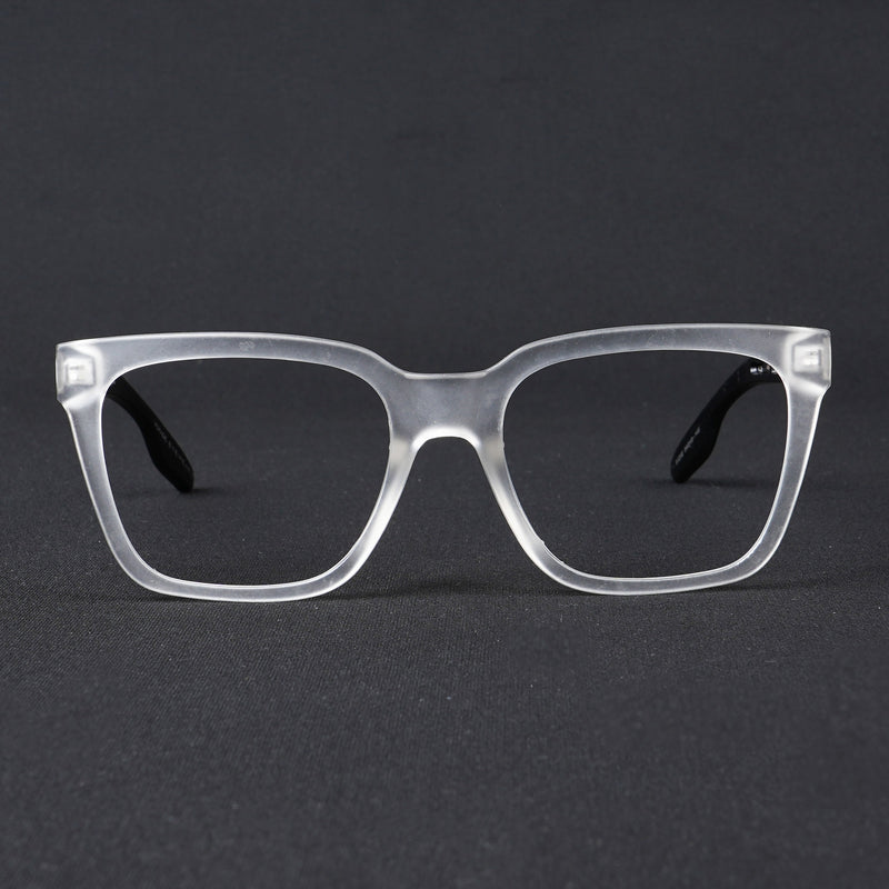 Voyage Lumina Matt Transparent Wayfarer Eyeglasses for Men & Women (81202MG5393-C3)