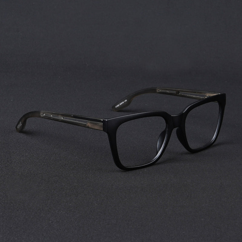 Voyage Lumina Black Wayfarer Eyeglasses for Men & Women (81202MG5394-C4)