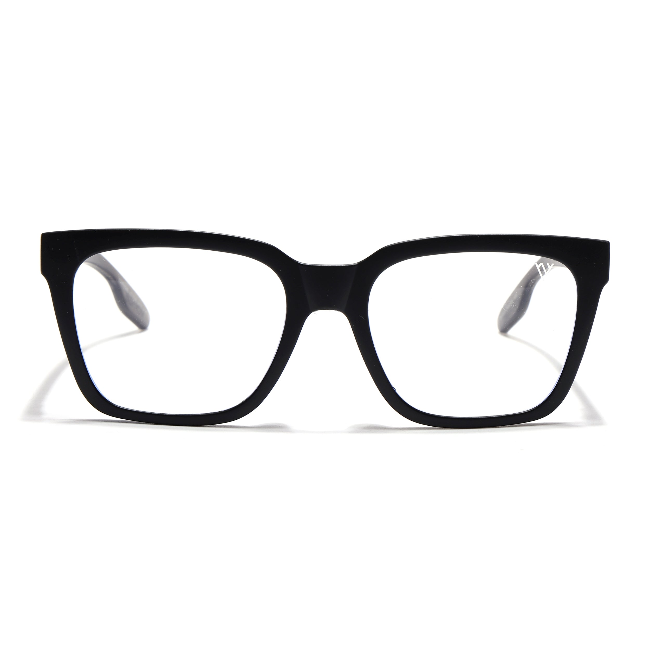 Voyage Lumina Black Wayfarer Eyeglasses for Men & Women (81202MG5394-C4)