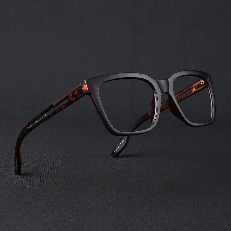 Voyage Lumina Demi Brown Wayfarer Eyeglasses for Men & Women (81202MG5395-C5)