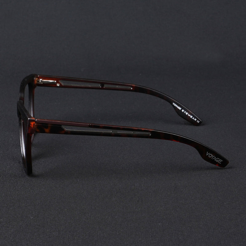 Voyage Lumina Demi Brown Wayfarer Eyeglasses for Men & Women (81202MG5395-C5)