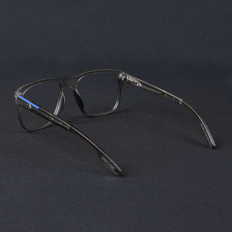 Voyage Lumina Grey Wayfarer Eyeglasses for Men & Women (81205MG5397-C2)