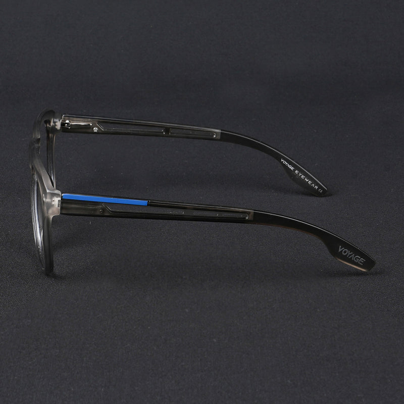 Voyage Lumina Grey Wayfarer Eyeglasses for Men & Women (81205MG5397-C2)