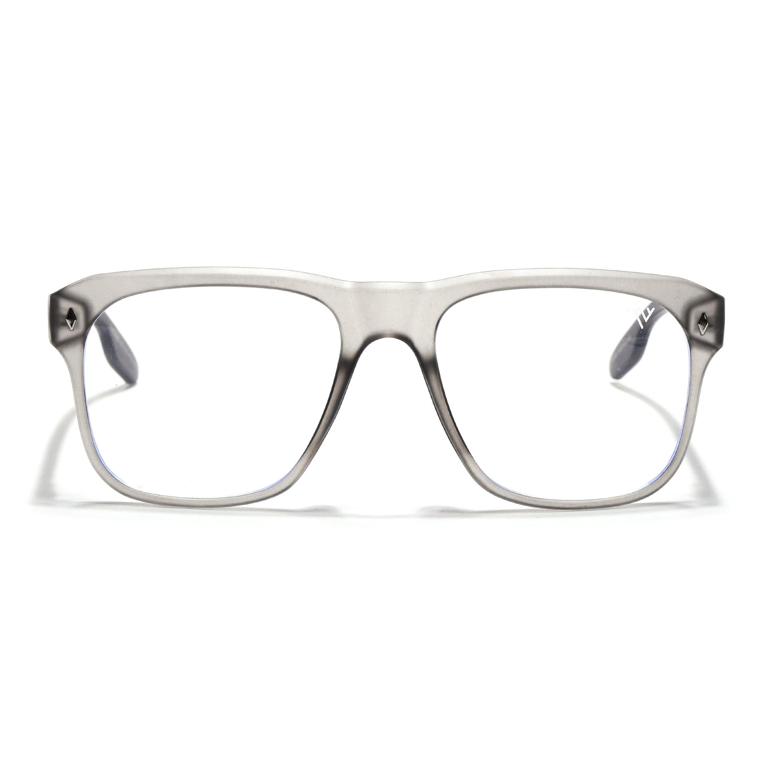 Voyage Lumina Grey Wayfarer Eyeglasses for Men & Women (81205MG5397-C2)