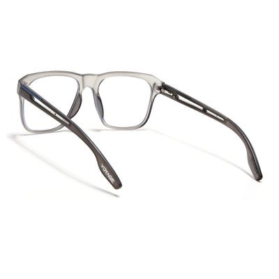 Voyage Lumina Grey Wayfarer Eyeglasses for Men & Women (81205MG5397-C2)