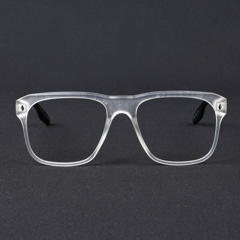 Voyage Lumina Matt Transparent Wayfarer Eyeglasses for Men & Women (81205MG5398-C3)