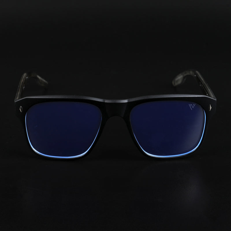 Voyage Lumina Black Wayfarer Eyeglasses for Men & Women (81205MG5399-C4)