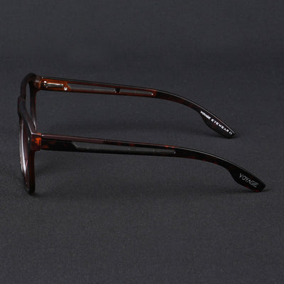 Voyage Lumina Demi Brown Wayfarer Eyeglasses for Men & Women (81205MG5400-C5)
