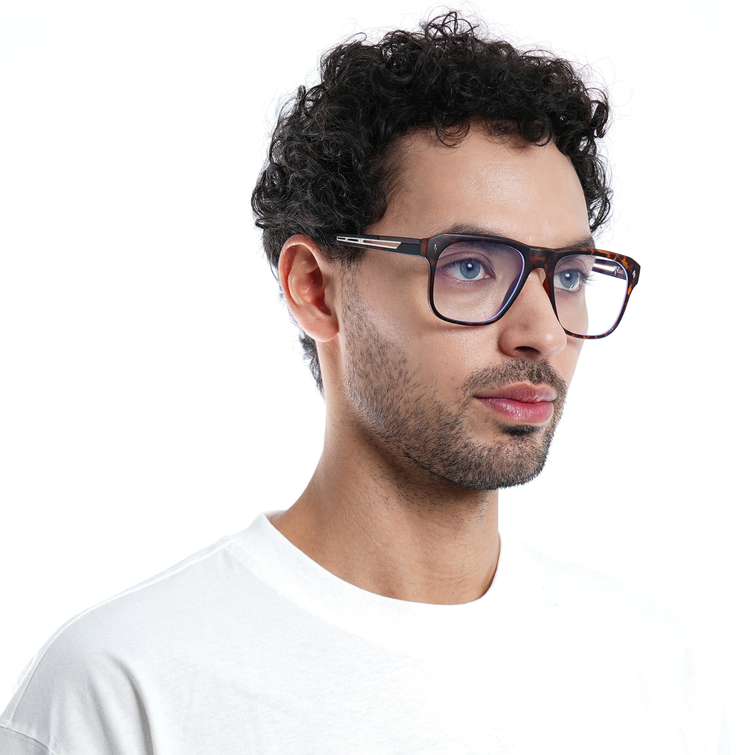 Voyage Lumina Demi Brown Wayfarer Eyeglasses for Men & Women (81205MG5400-C5)