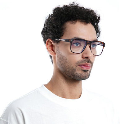 Voyage Lumina Demi Brown Wayfarer Eyeglasses for Men & Women (81205MG5400-C5)