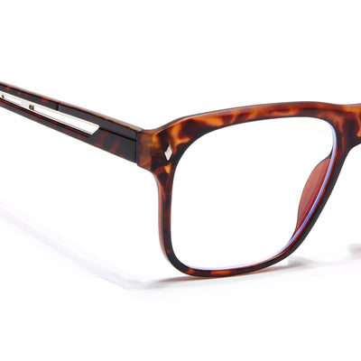 Voyage Lumina Demi Brown Wayfarer Eyeglasses for Men & Women (81205MG5400-C5)
