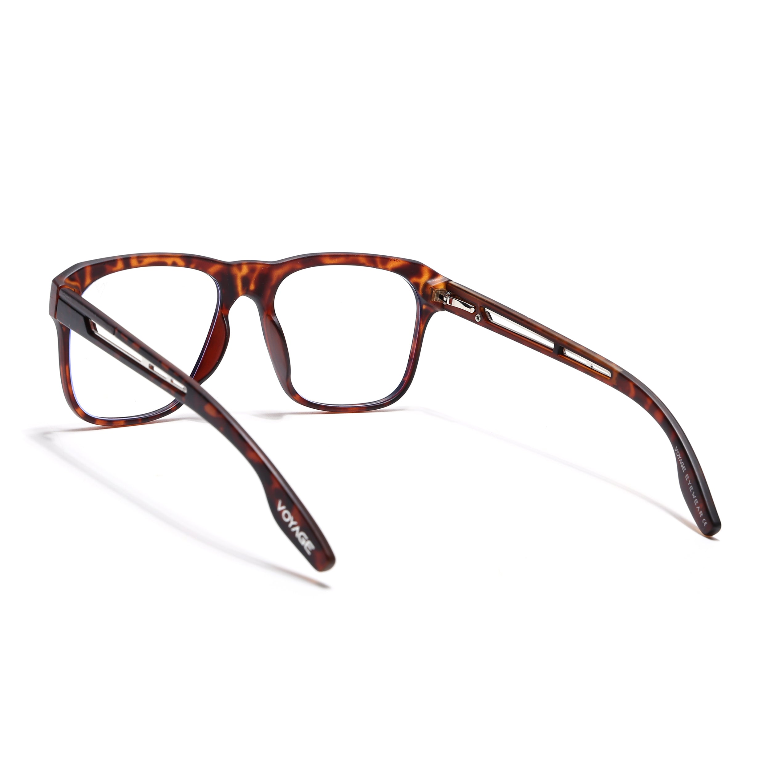 Voyage Lumina Demi Brown Wayfarer Eyeglasses for Men & Women (81205MG5400-C5)