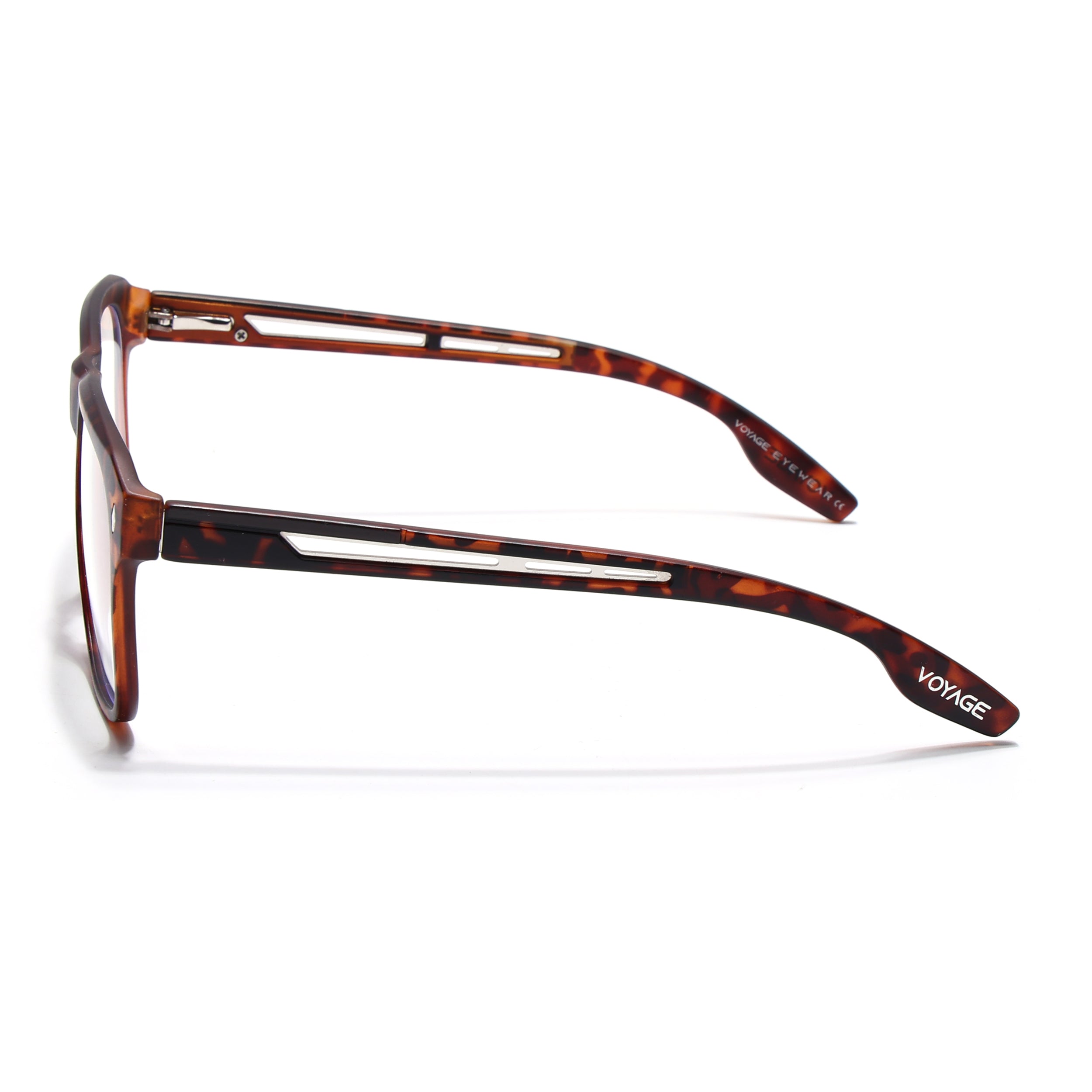 Voyage Lumina Demi Brown Wayfarer Eyeglasses for Men & Women (81205MG5400-C5)