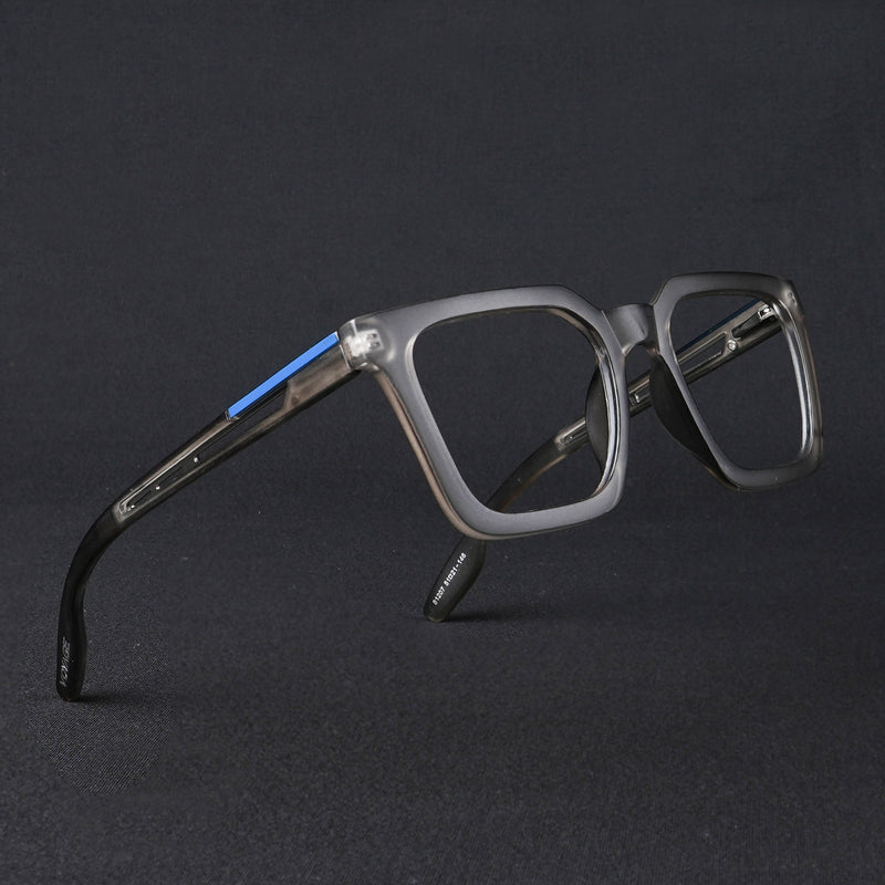Voyage Lumina Grey Wayfarer Eyeglasses for Men & Women (81207MG5402-C2)