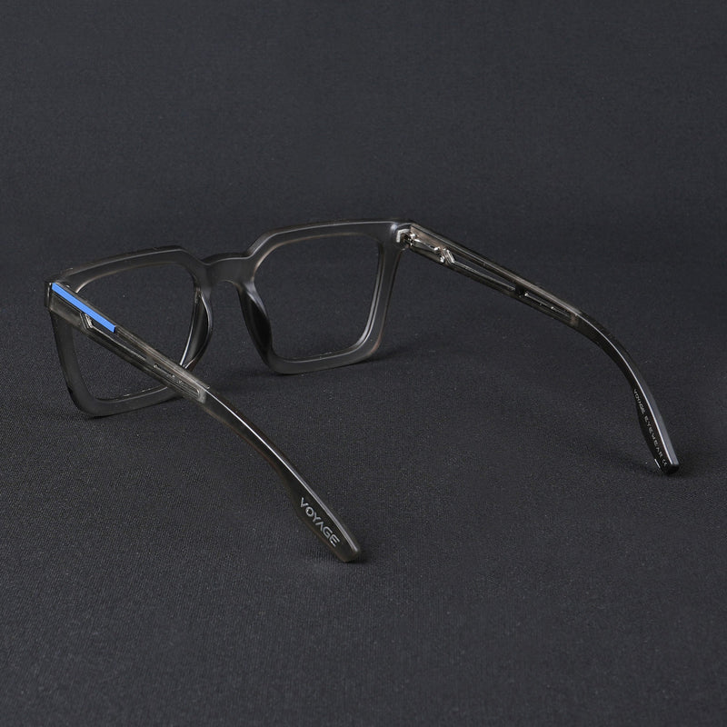 Voyage Lumina Grey Wayfarer Eyeglasses for Men & Women (81207MG5402-C2)
