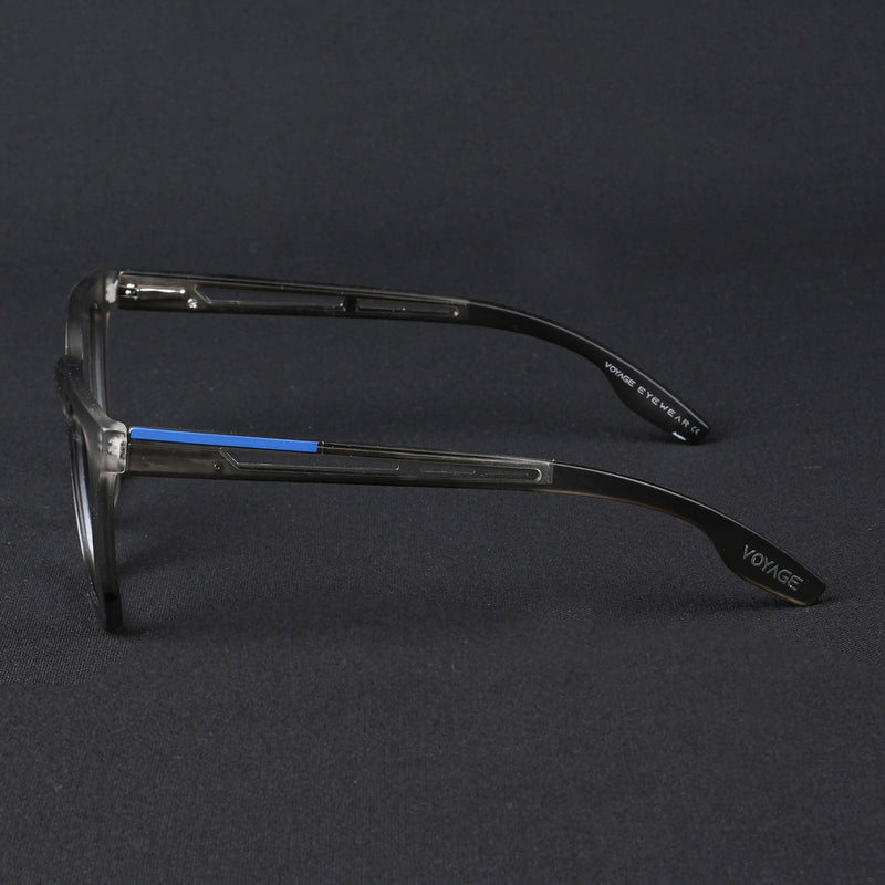 Voyage Lumina Grey Wayfarer Eyeglasses for Men & Women (81207MG5402-C2)