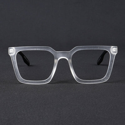 Voyage Lumina Matt Transparent Wayfarer Eyeglasses for Men & Women (81207MG5403-C3)