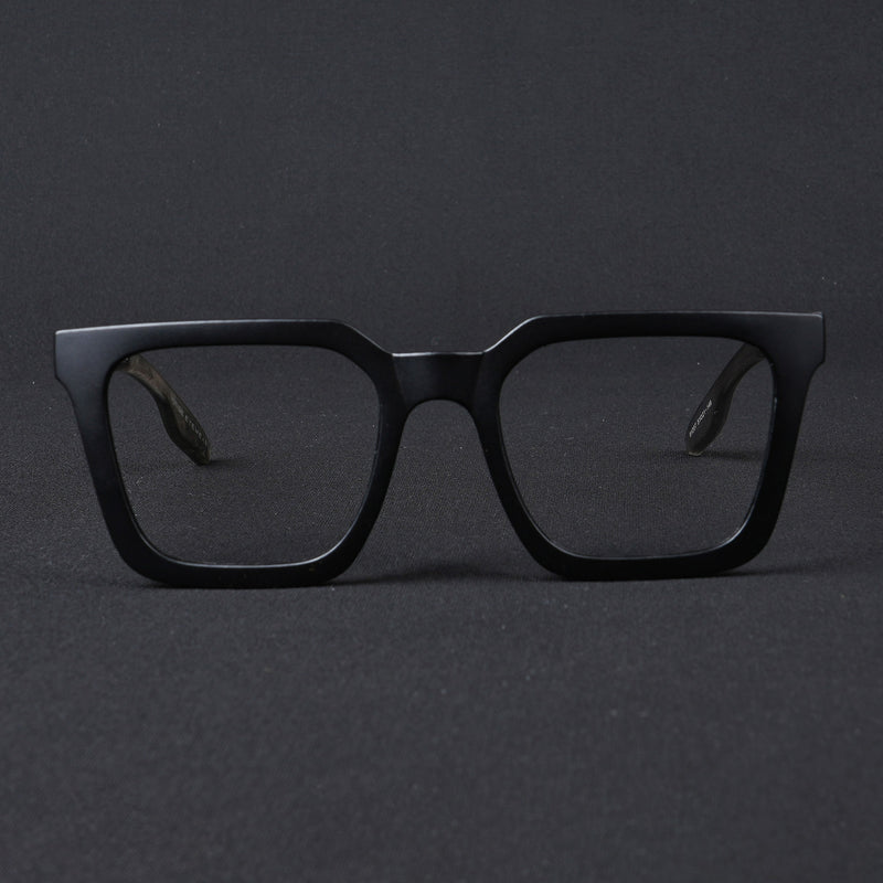 Voyage Lumina Black Wayfarer Eyeglasses for Men & Women (81207MG5404-C4)