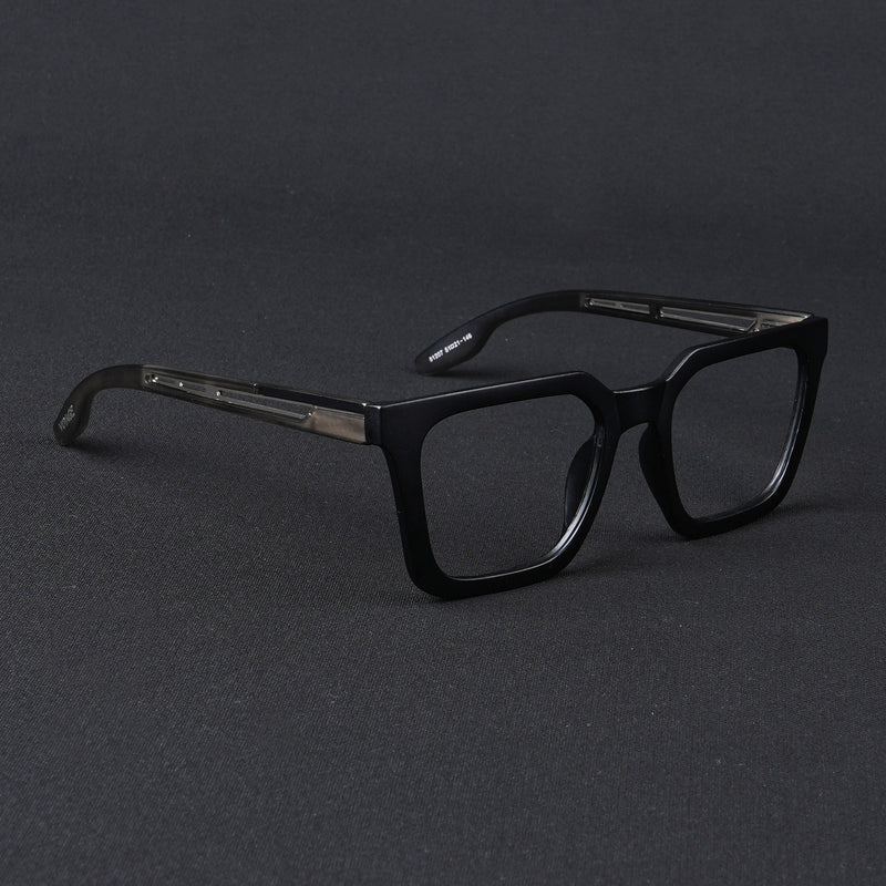 Voyage Lumina Black Wayfarer Eyeglasses for Men & Women (81207MG5404-C4)