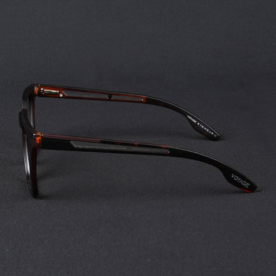 Voyage Lumina Demi Brown Wayfarer Eyeglasses for Men & Women (81207MG5405-C5)