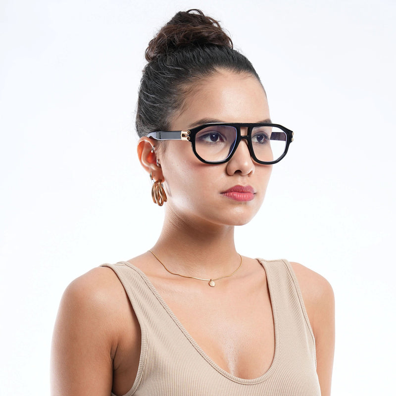 Shadow - Shine Black Wayfarer Eyeglasses I 82104FCL1302-C1