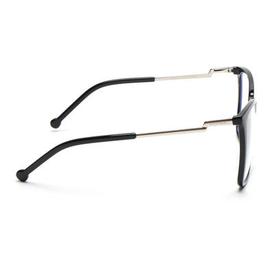 Voyage Glam Black Cateye TR Clip-On Polarized Sunglasses for Men & Women (8269PMG4820-C1)