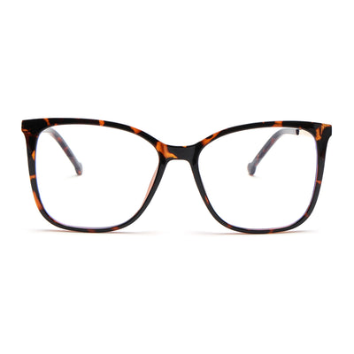 Voyage Glam Demi Brown Cateye TR Clip-On Polarized Sunglasses for Women (8269PMG4821-C2)