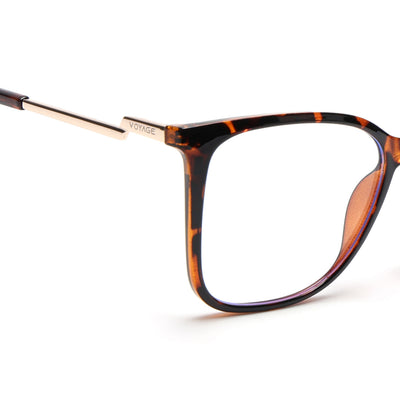 Voyage Glam Demi Brown Cateye TR Clip-On Polarized Sunglasses for Women (8269PMG4821-C2)