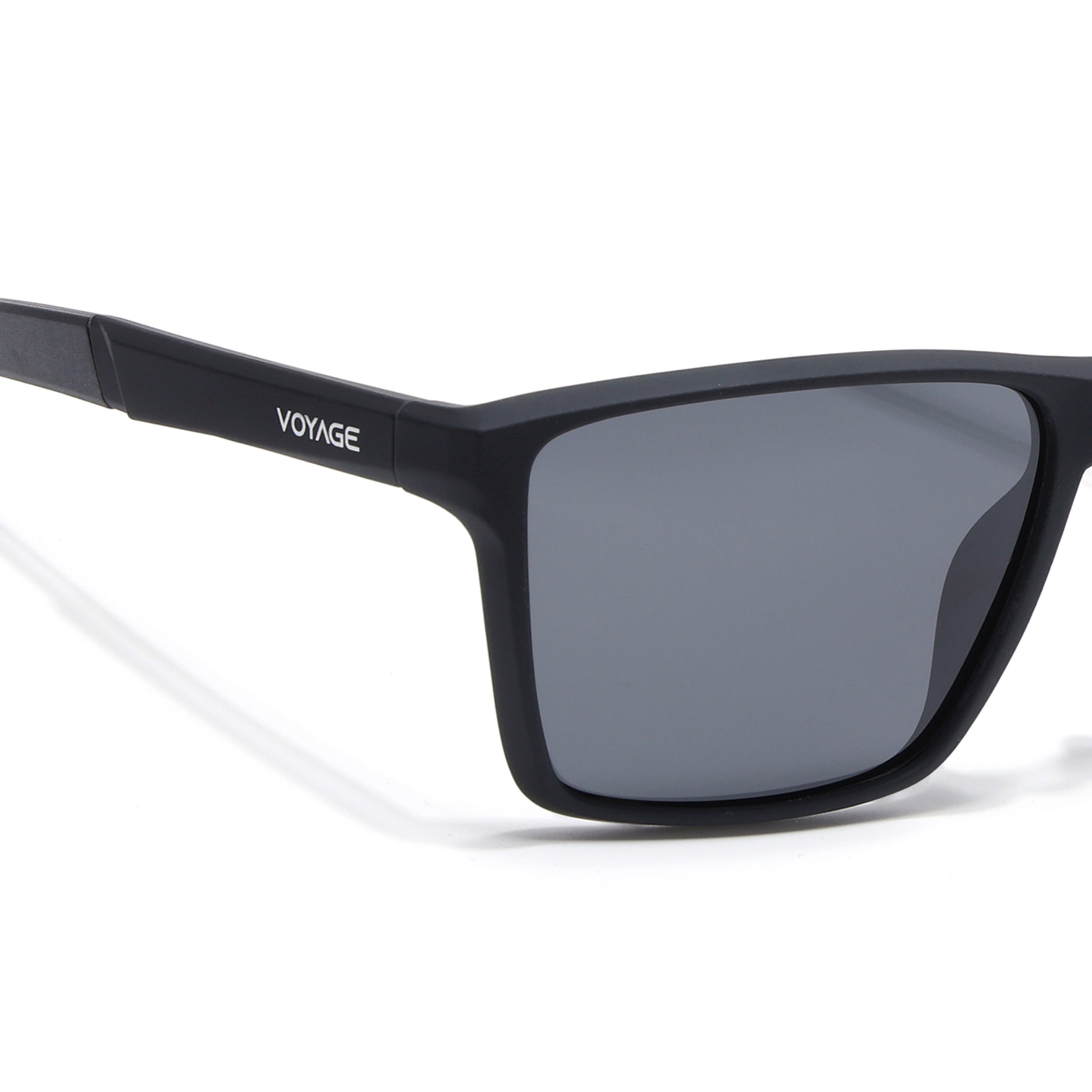 Wayfarer Polarized Sunglasses | Black Lens | Black Frame - PMG6748