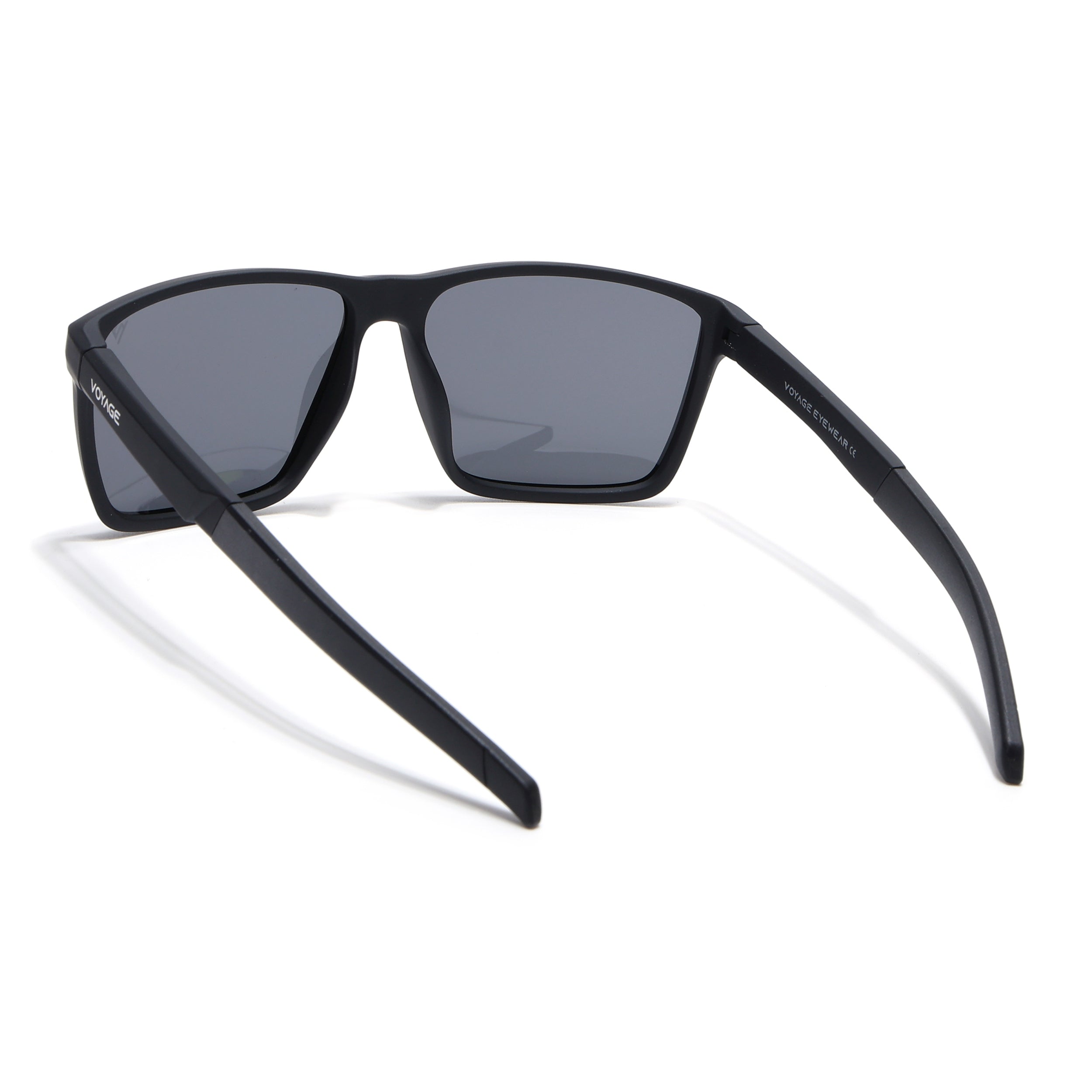 Wayfarer Polarized Sunglasses | Black Lens | Black Frame - PMG6748