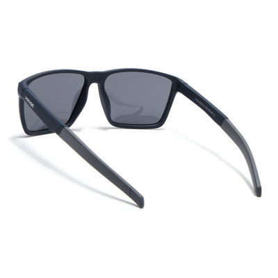 Wayfarer Polarized Sunglasses| Black Lens | Navy Blue Frame - PMG6751