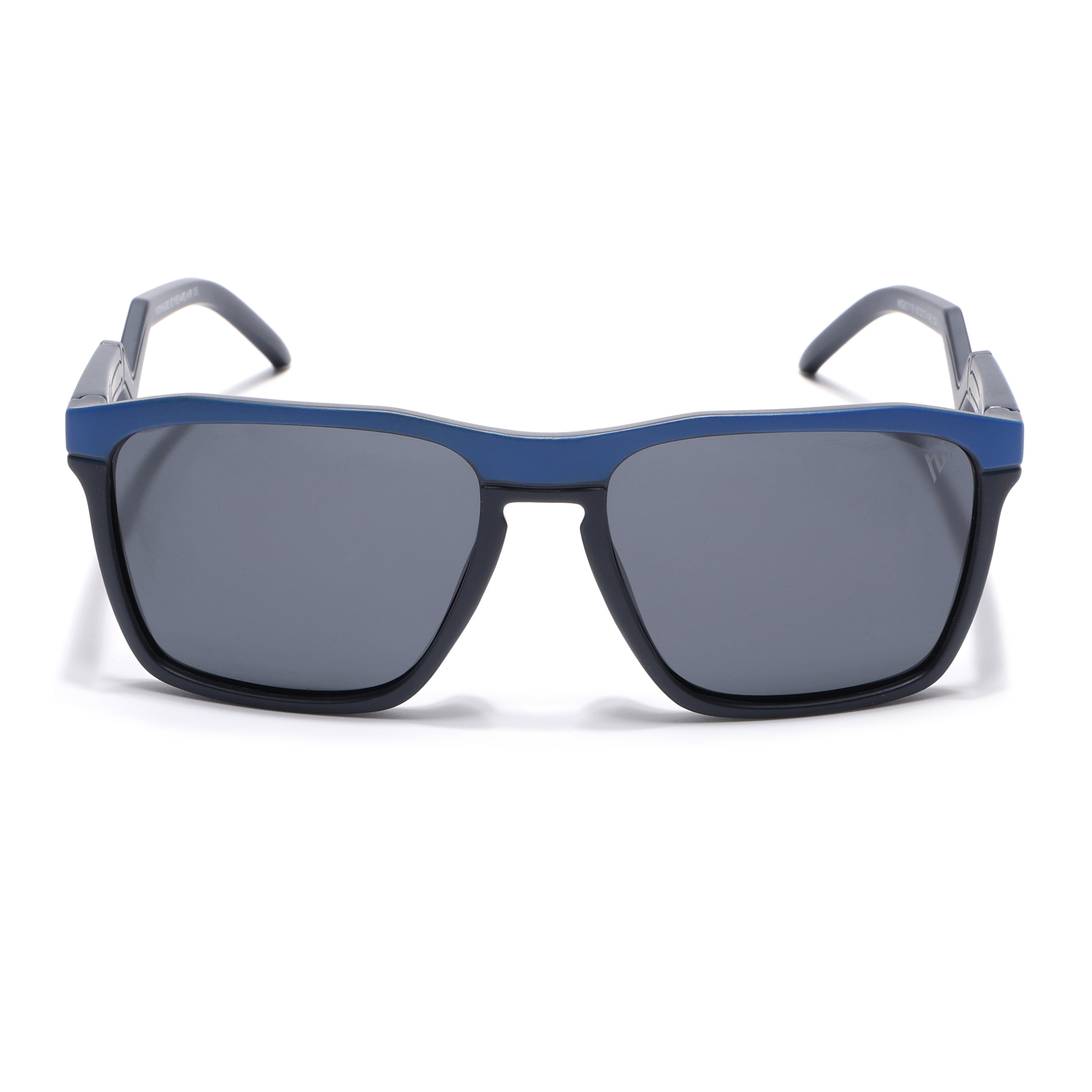 Radar 2.0 | Wayfarer Polarized Sunglasses | Black Lens | Blue & Grey Frame - PMG6754
