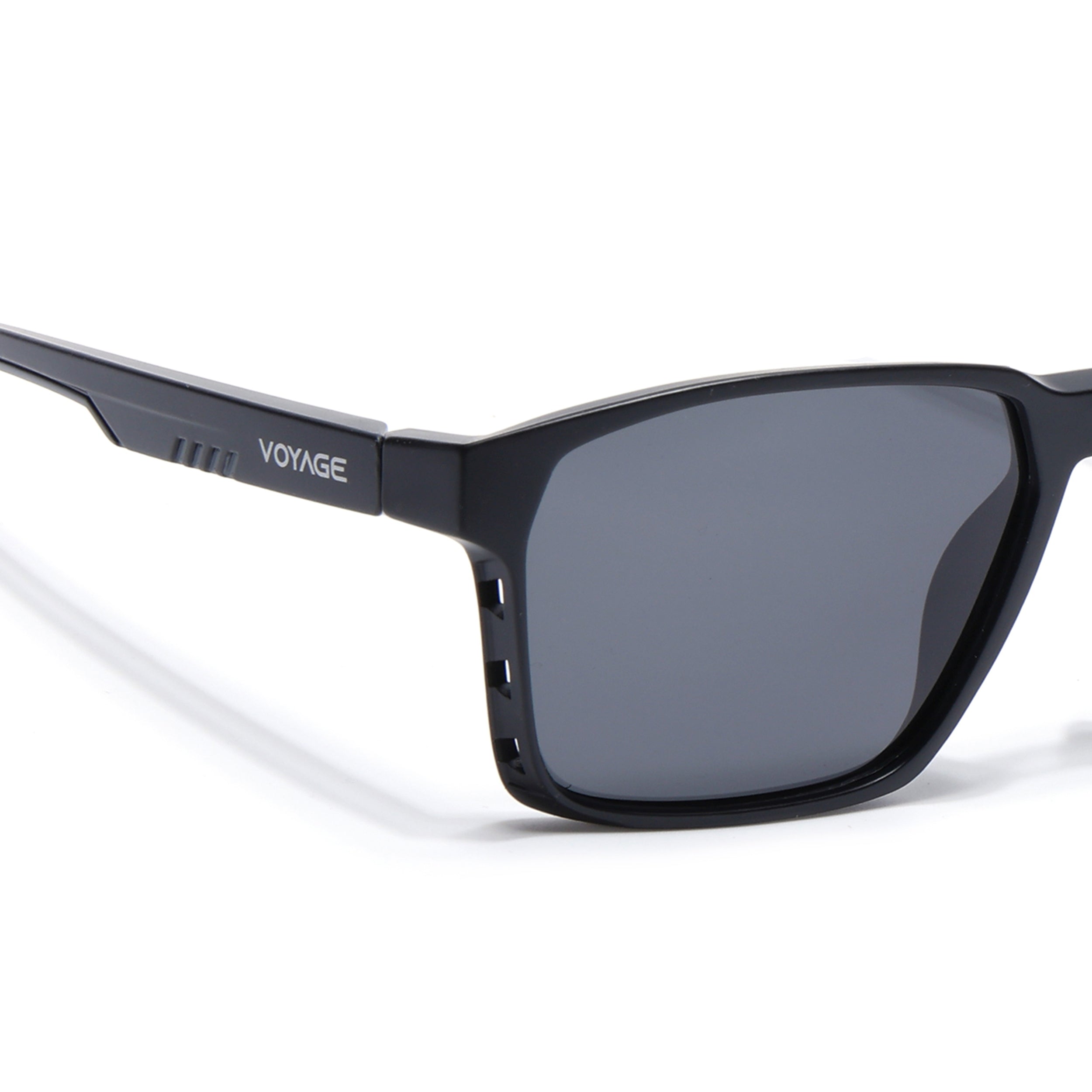 Wayfarer Polarized Sunglasses | Black Lens | Black Frame - PMG6759