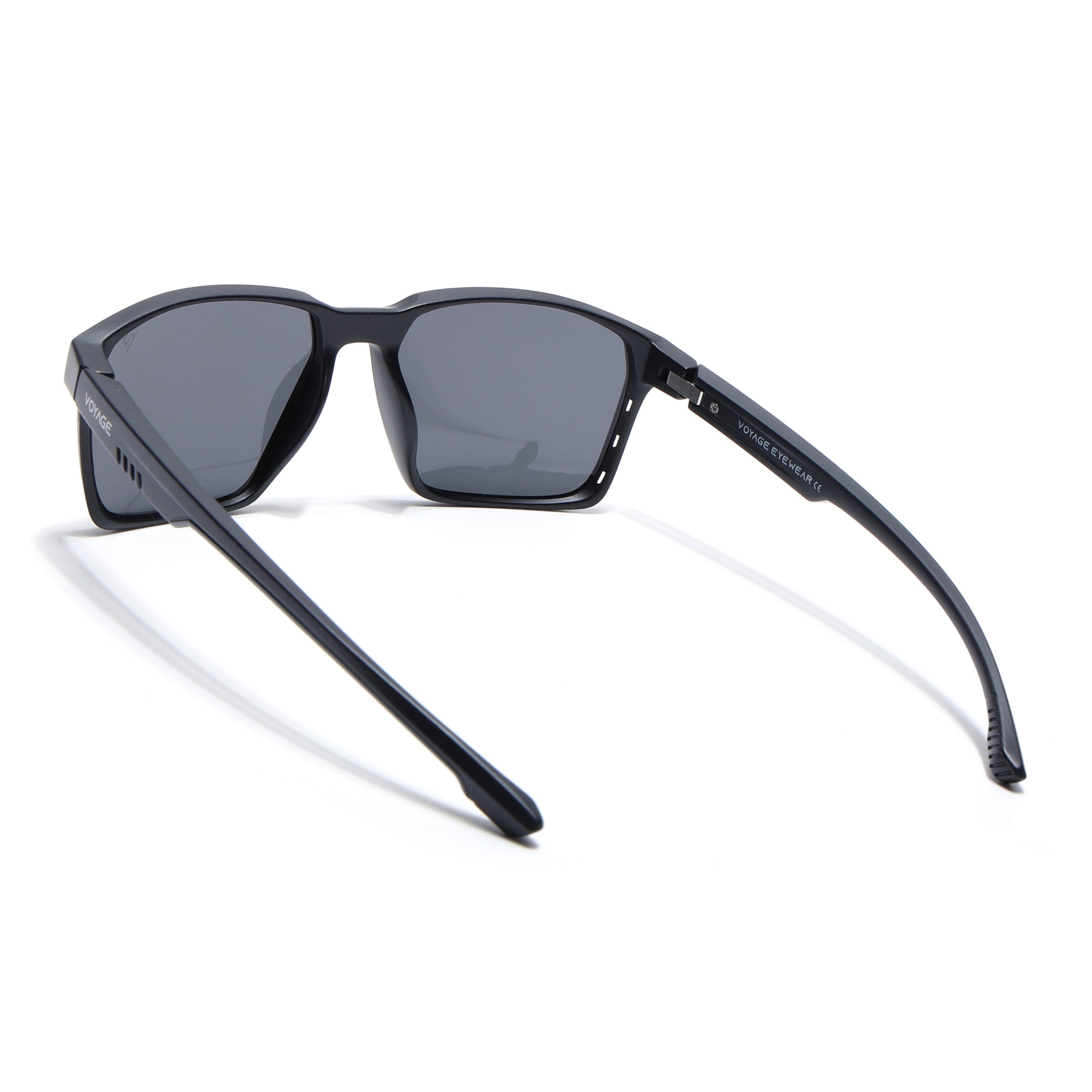 Wayfarer Polarized Sunglasses | Black Lens | Black Frame - PMG6759