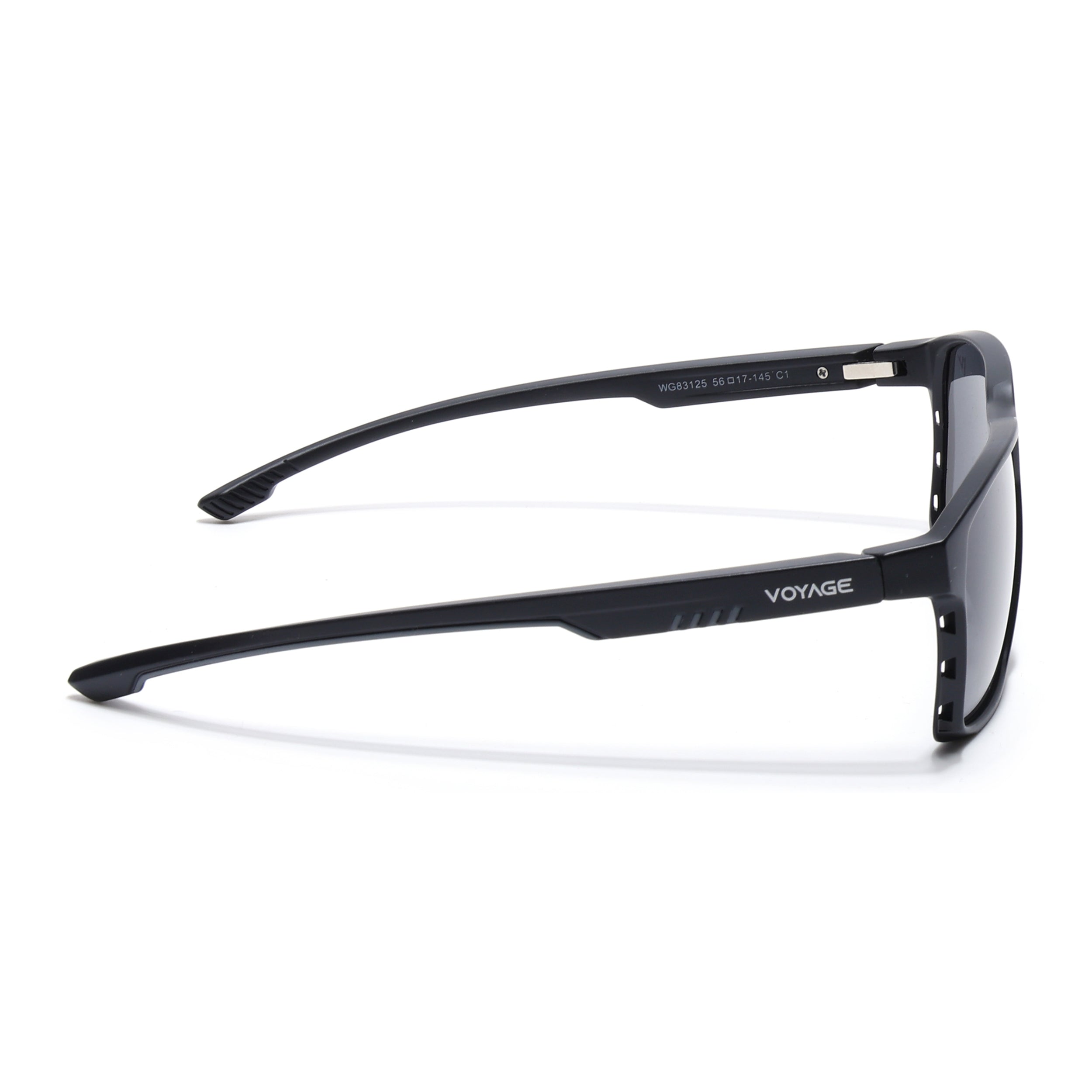 Wayfarer Polarized Sunglasses | Black Lens | Black Frame - PMG6759