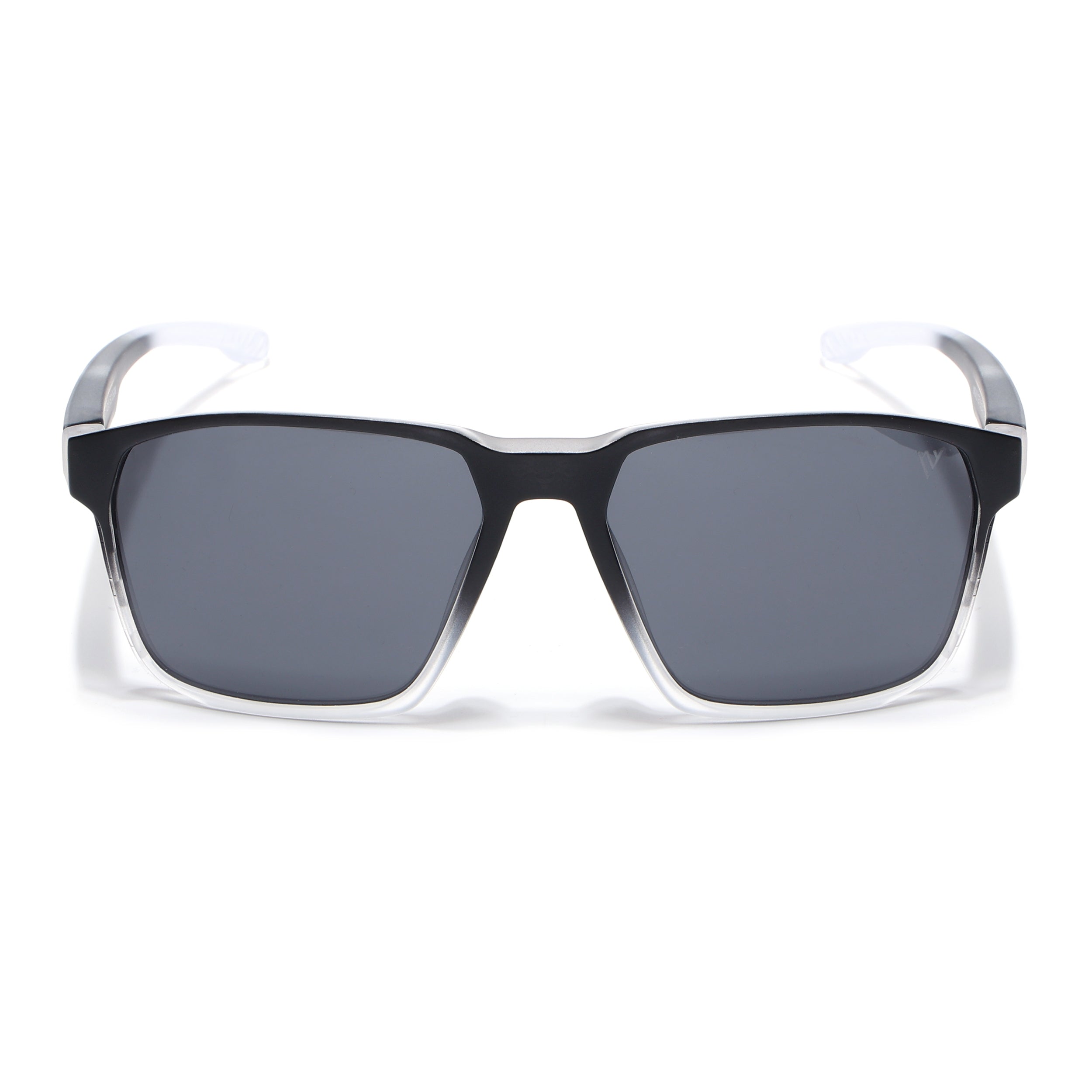 Wayfarer Polarized Sunglasses | Black Lens | Black & White Frame - PMG6761
