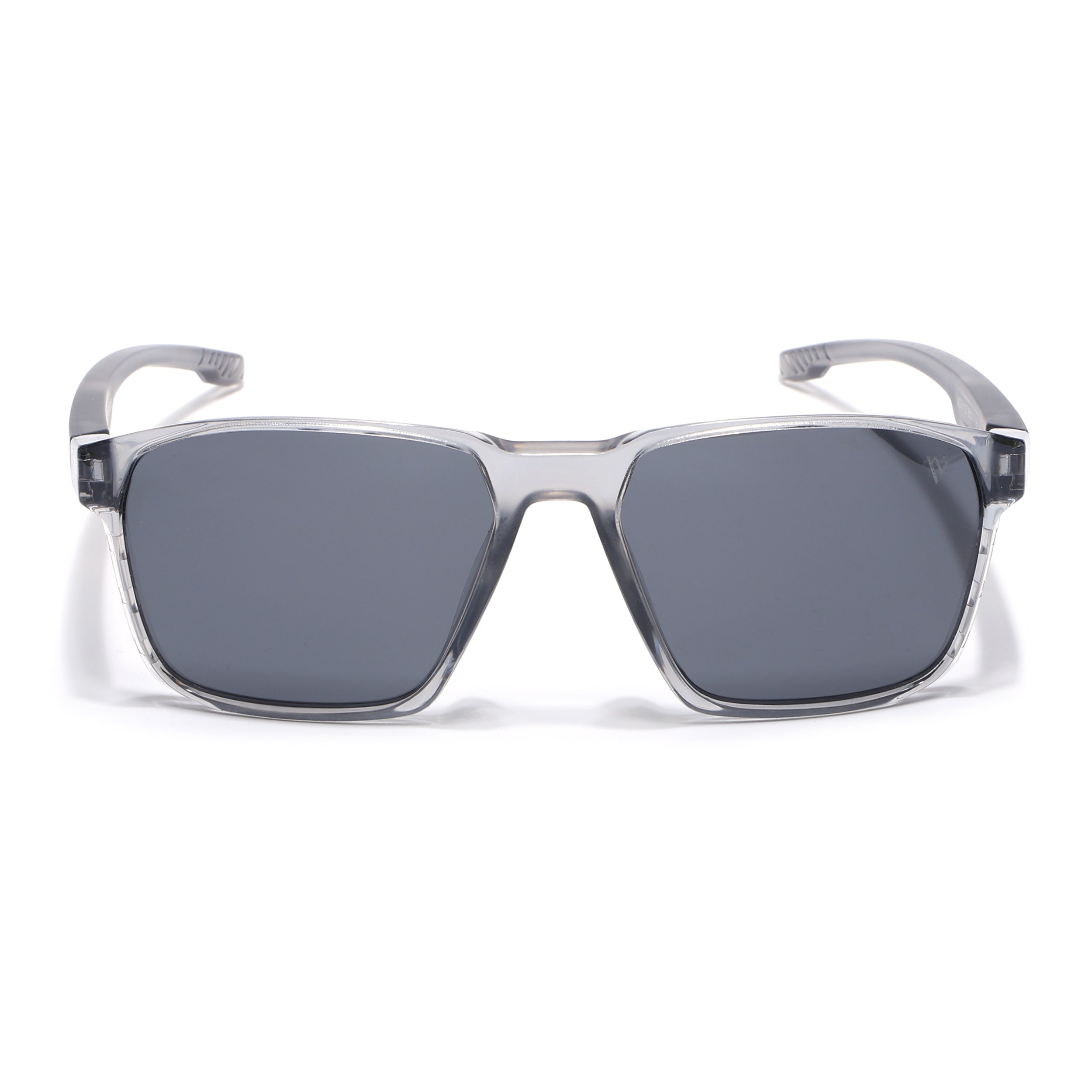 Wayfarer Polarized Sunglasses | Black Lens | Grey Frame - PMG6762