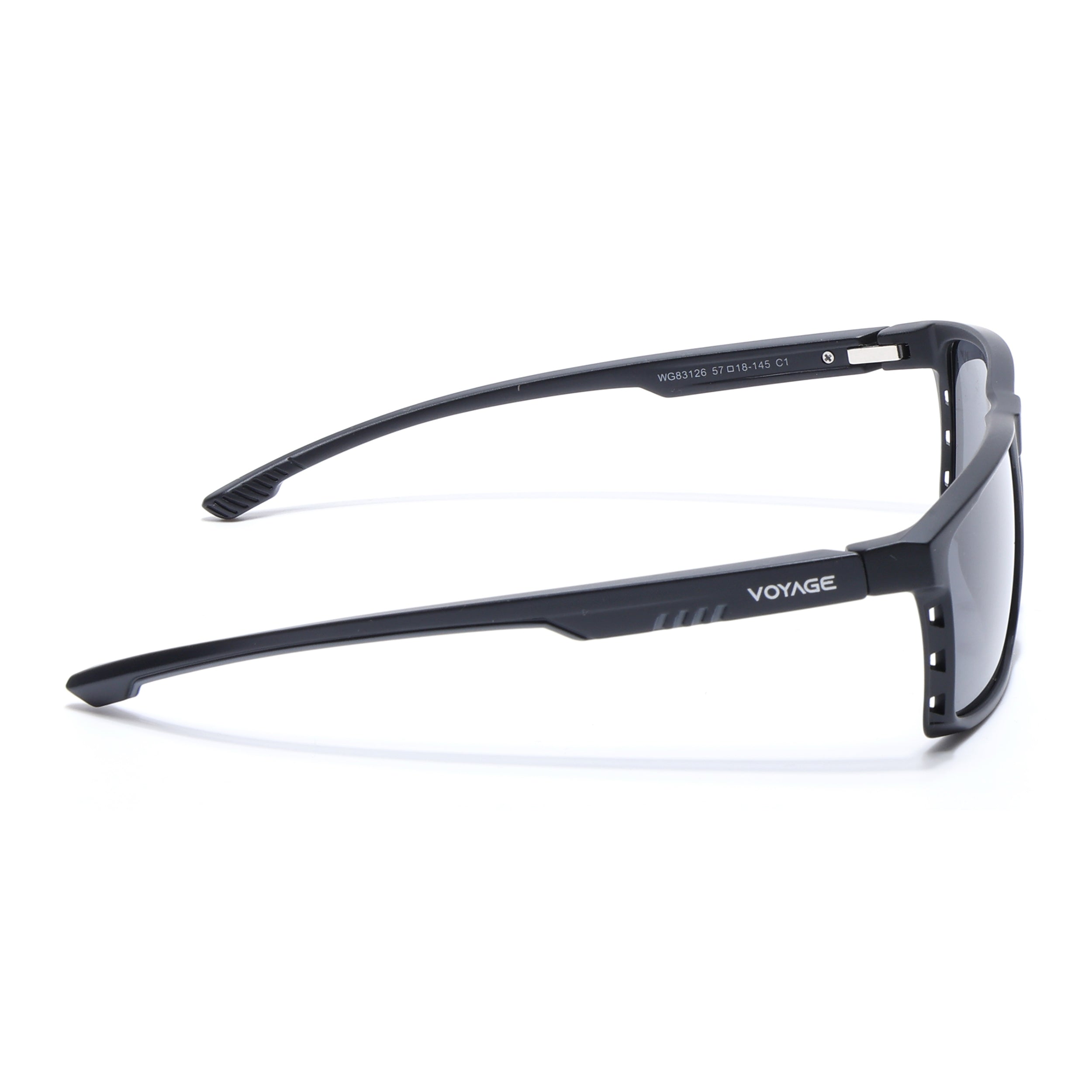 Wayfarer Polarized Sunglasses | Black Lens | Black Frame - PMG6765