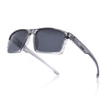 Wayfarer Polarized Sunglasses | Black Lens | Grey Frame - PMG6767