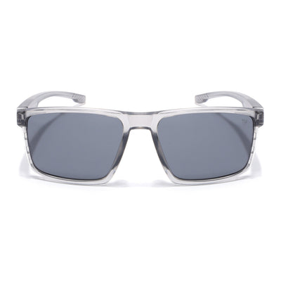 Wayfarer Polarized Sunglasses | Black Lens | Grey Frame - PMG6767