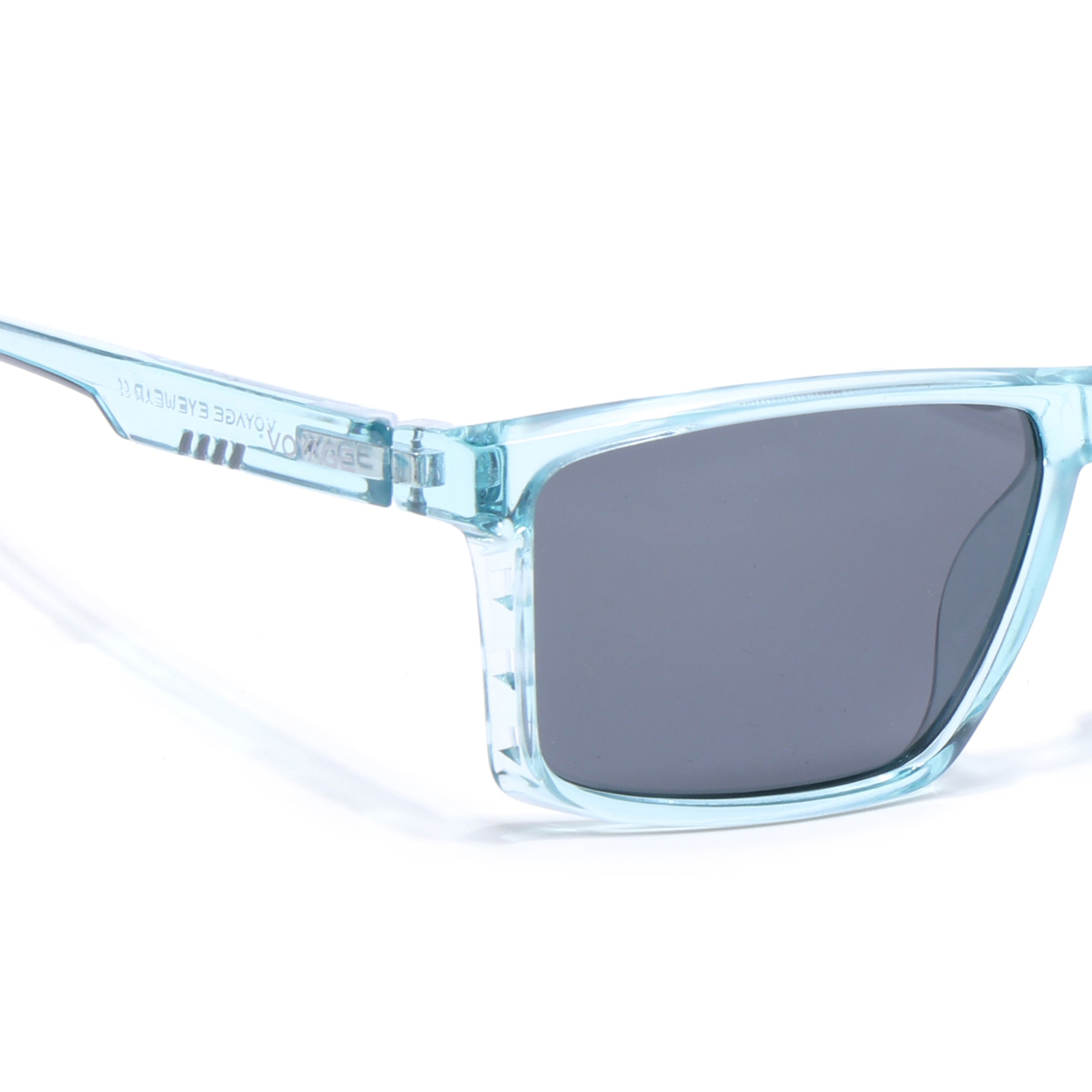 Wayfarer Polarized Sunglasses | Black Lens | Sea Green Frame - PMG6770