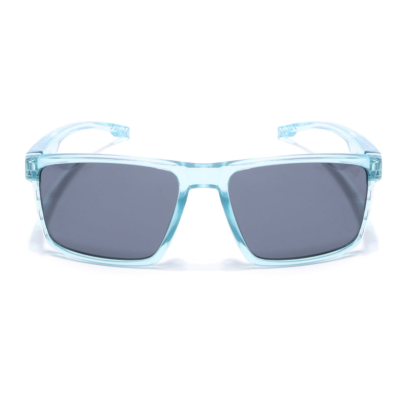 Wayfarer Polarized Sunglasses | Black Lens | Sea Green Frame - PMG6770