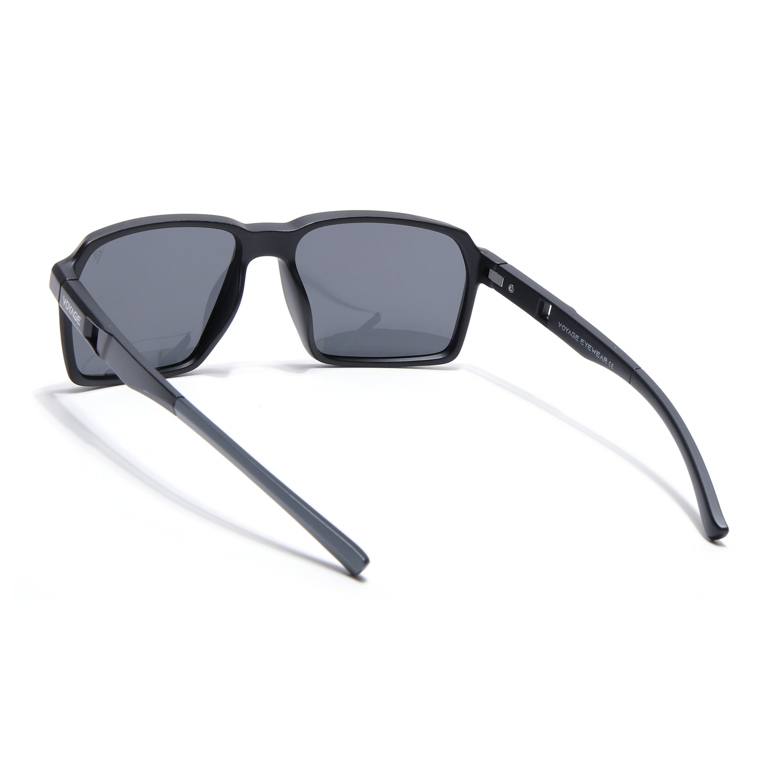 Wayfarer Polarized Sunglasses| Black Lens | Black Frame - PMG6771