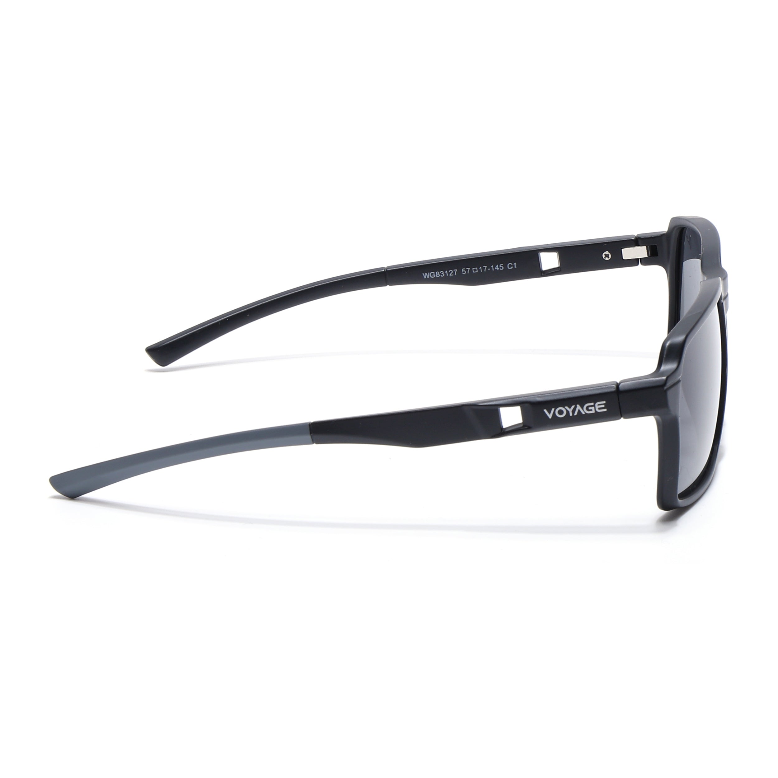 Wayfarer Polarized Sunglasses| Black Lens | Black Frame - PMG6771