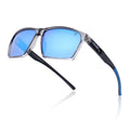 Wayfarer Polarized Sunglasses | Blue Lens | Grey Frame - PMG6780