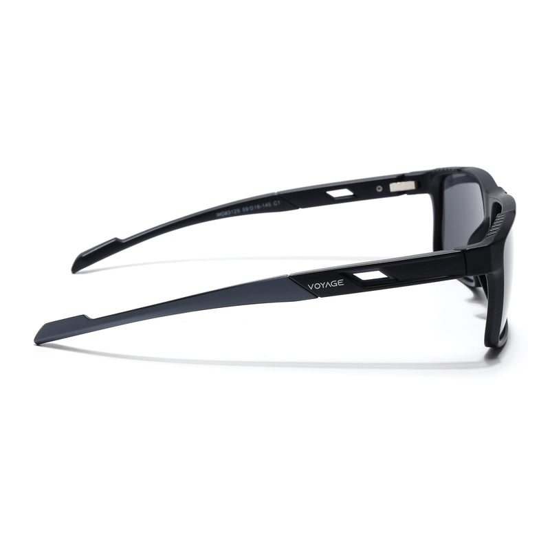 Wayfarer Polarized Sunglasses | Black Lens | Black Frame - PMG6783