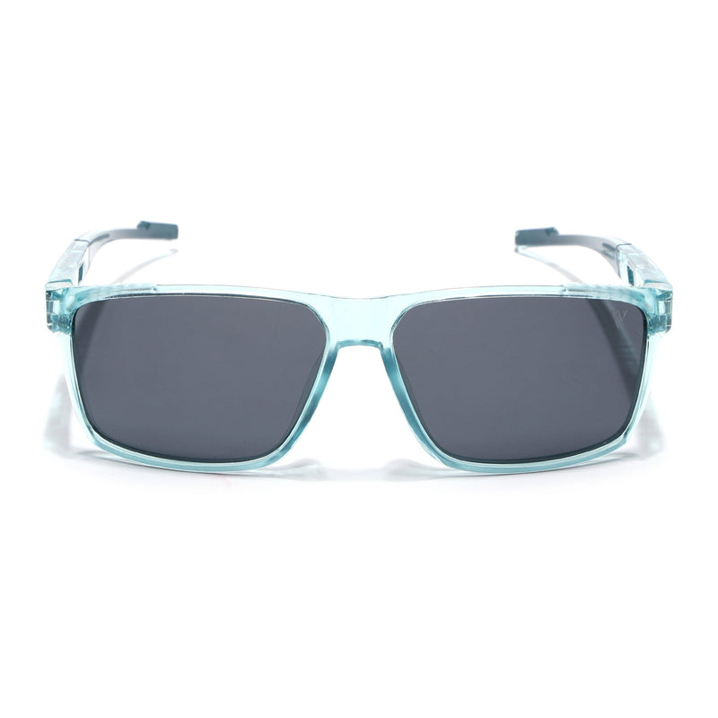Wayfarer Polarized Sunglasses | Black Lens | Sea Green Frame - PMG6788